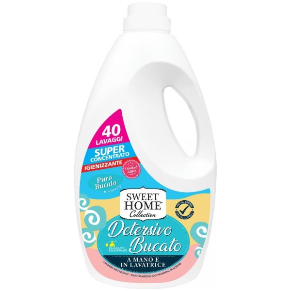 Sweet Home Detersivo Bucato 40mis Puro Bucato