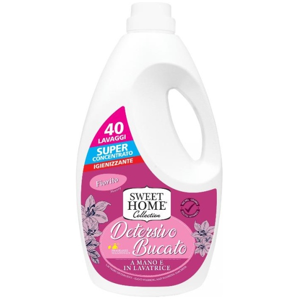 Sweet Home Detersivo Bucato 40mis Fiorito