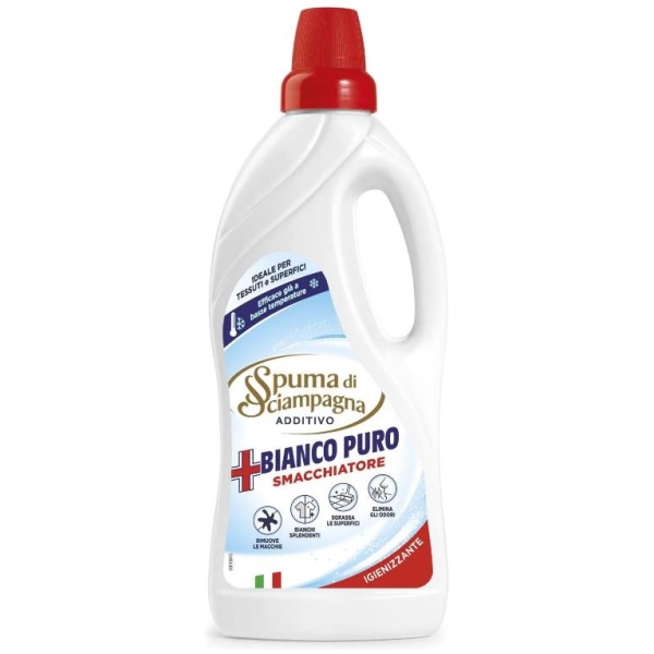 Spuma di Sciampagna Bianco Puro Smacchiatore Igienizzante 900ml