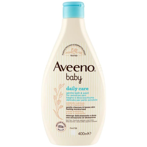 Aveeno Baby Daily Care Bagno e Doccia 400ml Pelli Sensibili