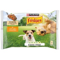 Friskies Cane Bocconi Pollo/Carote 4x85gr