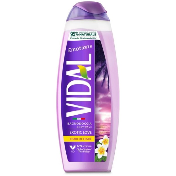 Vidal Bagnodoccia 500ml Exotic Love Fiori di Tiarè