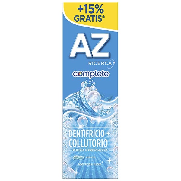 Az Dentifricio 75ml Complete con Collutorio Pulizia e Freschezza