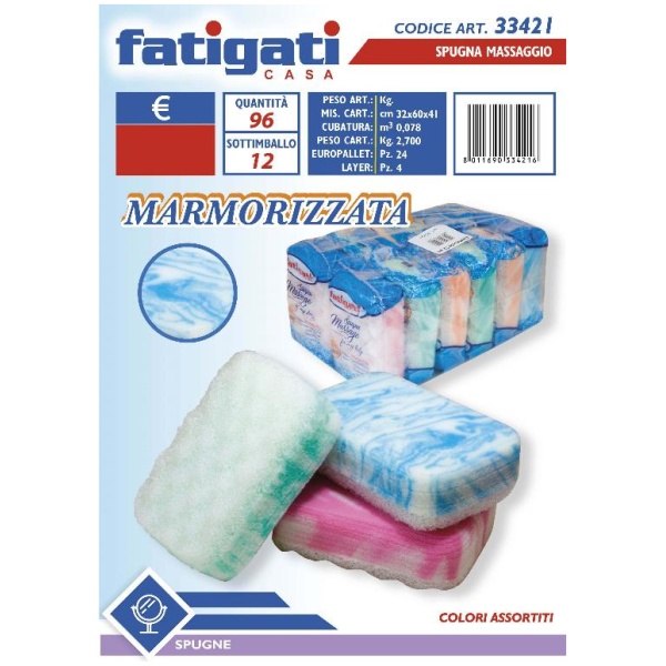 Fatigati Spugna Massaggio Marmorizzata (33421)