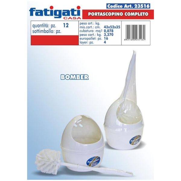 Fatigati Portascopino Completo Bomber (23516)