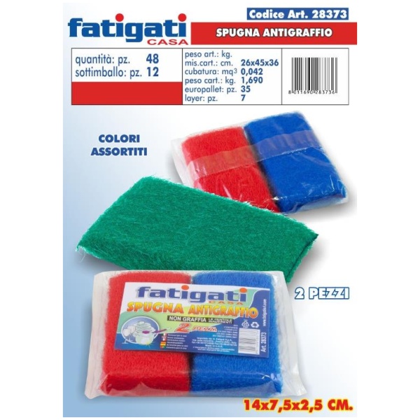 Fatigati Spugna Antigraffio 2pz (28373)