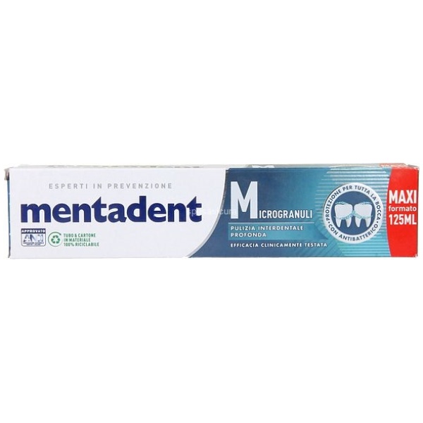 Mentadent Dentifricio 125ml Microgranuli