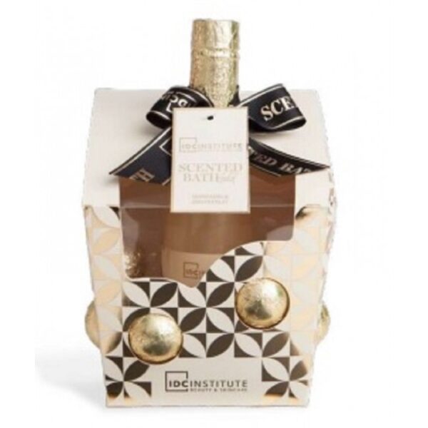IDC Institute Scented Bath Gold 250ml + 6 Bath Fizzer