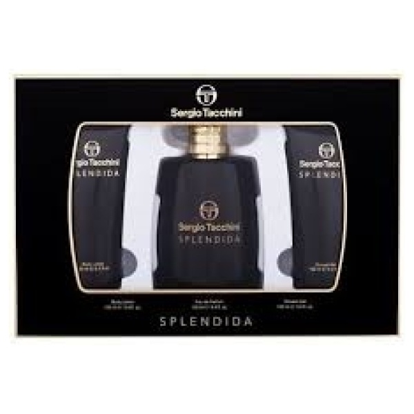 Sergio Tacchini Splendida Edt 100ml Vapo + Body Lotion 100ml + Shower Gel 100ml