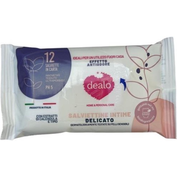 Dealo Salviettine Intime x 12 Delicato