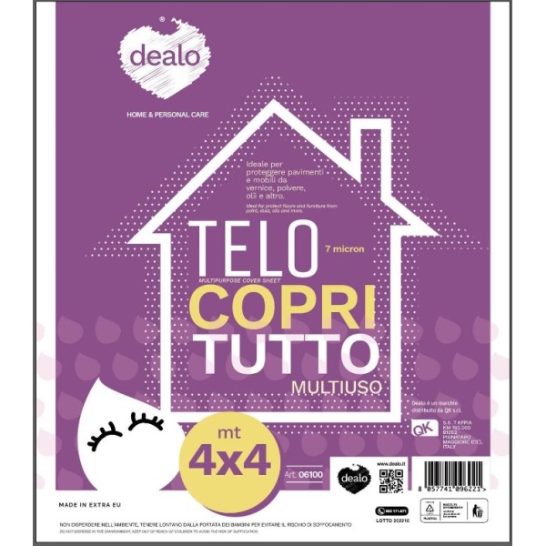 Dealo Telo Copri Tutto 4x4mt