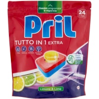 Pril Tutto in 1 Extra Tabs x 24 Limone & Lime