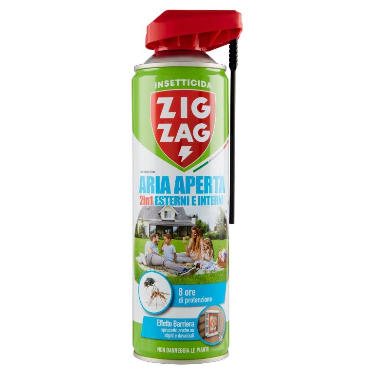 Zig Zag Insetticida Aria Aperta 2in1 Esterni e Interni 500ml