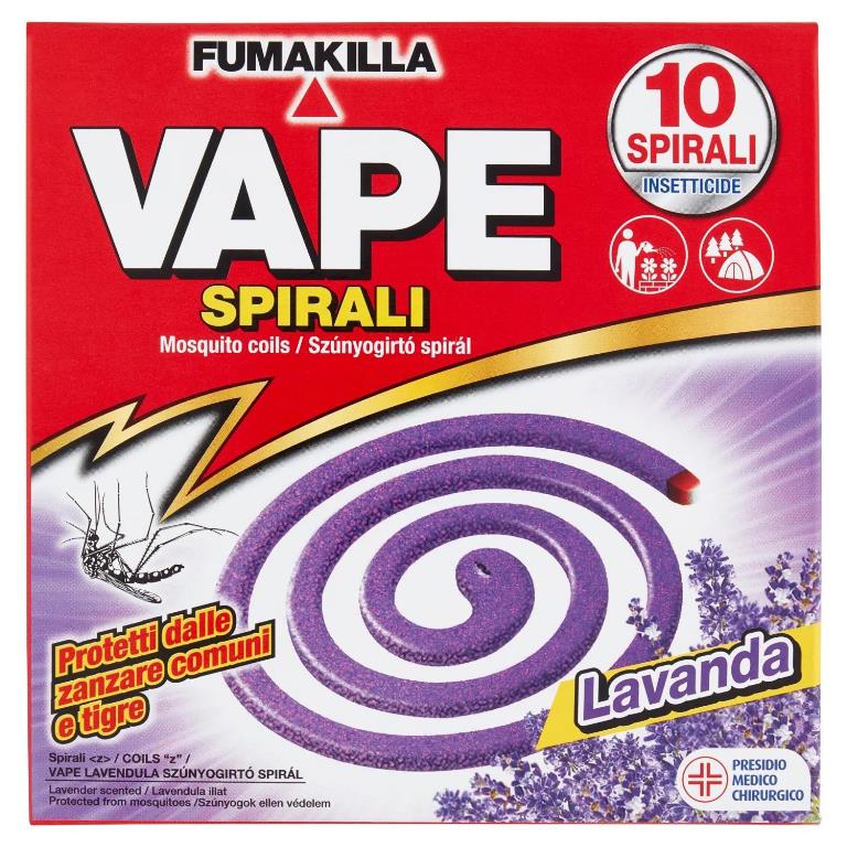 Vape Spirali x 10 Profumate