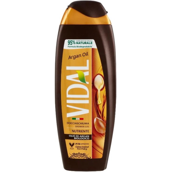 Vidal Docciaschiuma 250ml Olio di Argan Biologico