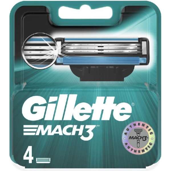 Gillette Ricambi Mach 3 x 4