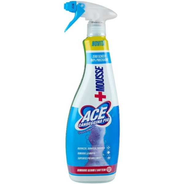 Ace Candeggina Più Mousse 690ml Fresco Profumo