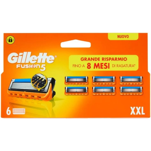 Gillette Fusion5 Ricambi x 6