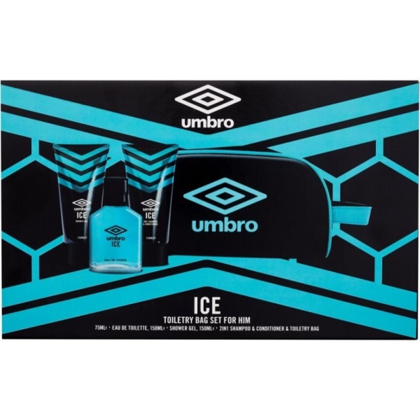 Umbro Ice Bag Set Edt 75ml Vapo + Shower Gel 150ml + Shampoo 2in1 150ml
