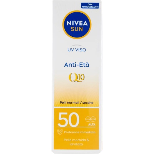 Nivea Sun UV Viso Anti-età Q10 50ml FP50