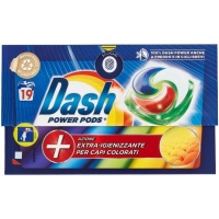 Dash Power Pods x 19 Extra Igienizzante Colorati
