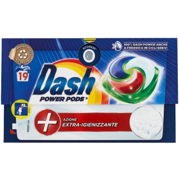 Dash Power Pods x 19 Extra Igienizzante