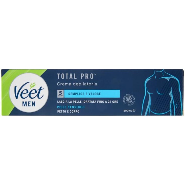 Veet for Men Crema Depilatoria Pelli Sensibili