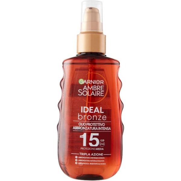 Ambre Solaire Ideal Bronze Olio Protettivo 150ml Vapo SPF15