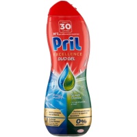 Pril Excellence Duo Gel 30 Lavaggi Sciogli-Grasso con Sgrassatore Attivo
