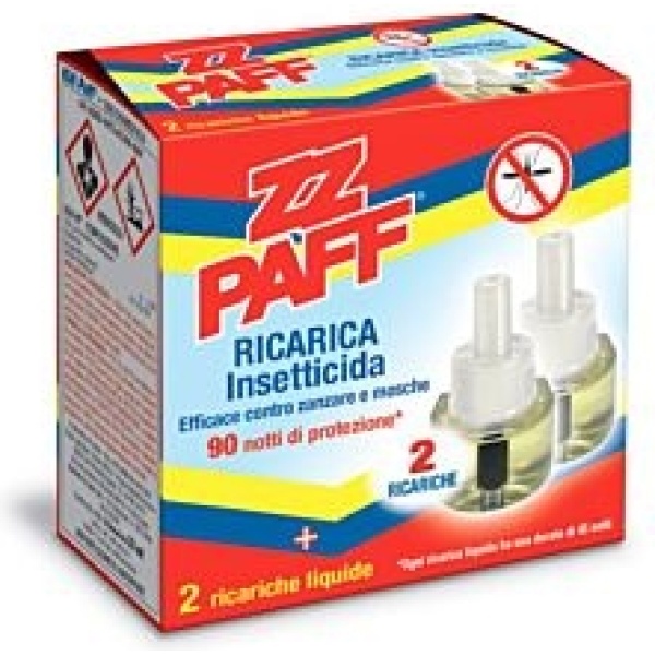 ZZ Paff Insetticida Liquido Ricarica 45 Notti x 2