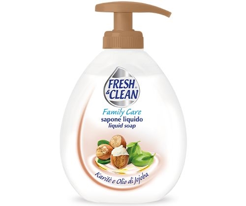 Fresh & Clean Sapone Liquido 300ml Karitè e Olio di Jojoba
